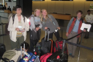 Tanzania Mission Team getting ready to depart at SeaTac Airport