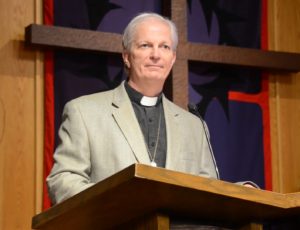 pastor dave at the pulpit